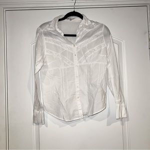 White Button Down Shirt szM